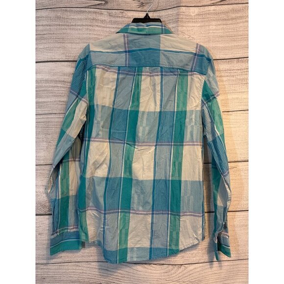 Original Penguin Mens Plaid Button-Down Shirt Size M - Picture 3 of 3
